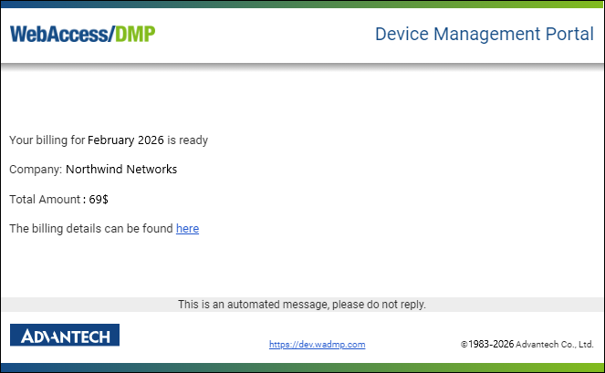 Email example