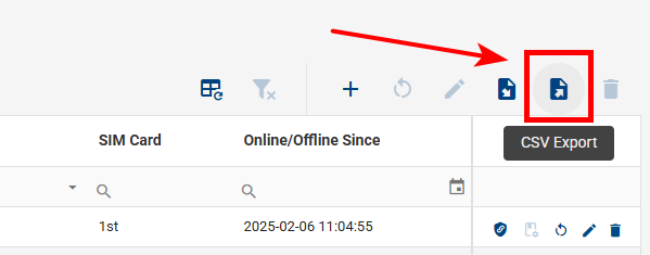 CSV Export data from wadmp3.com screenshot