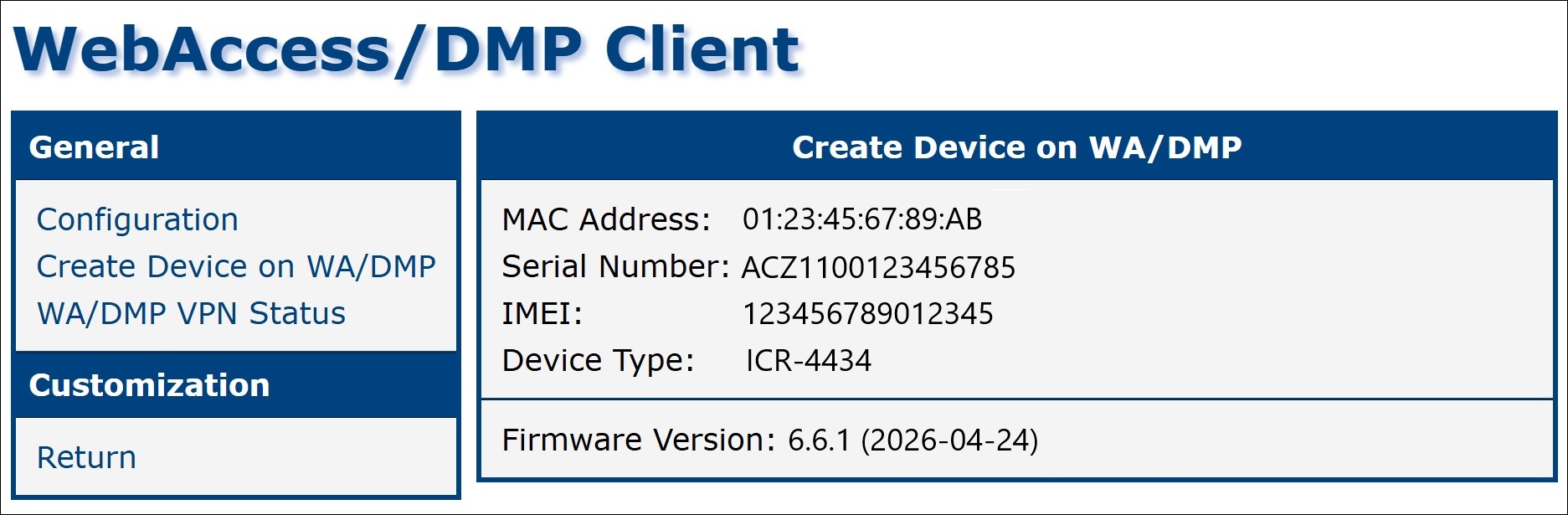 Router information