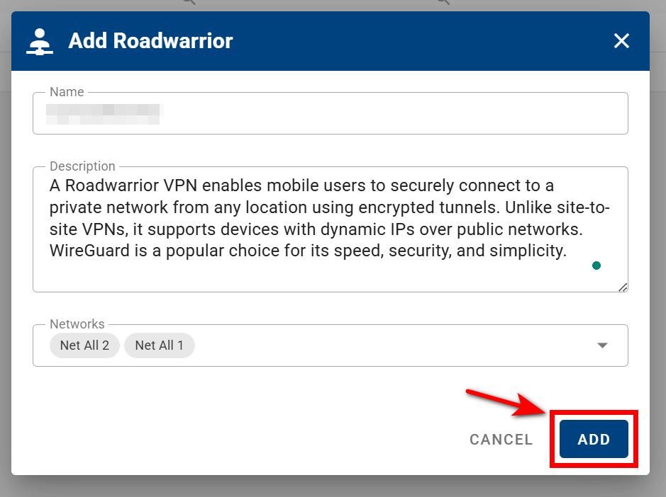 VPN Road Warriors
