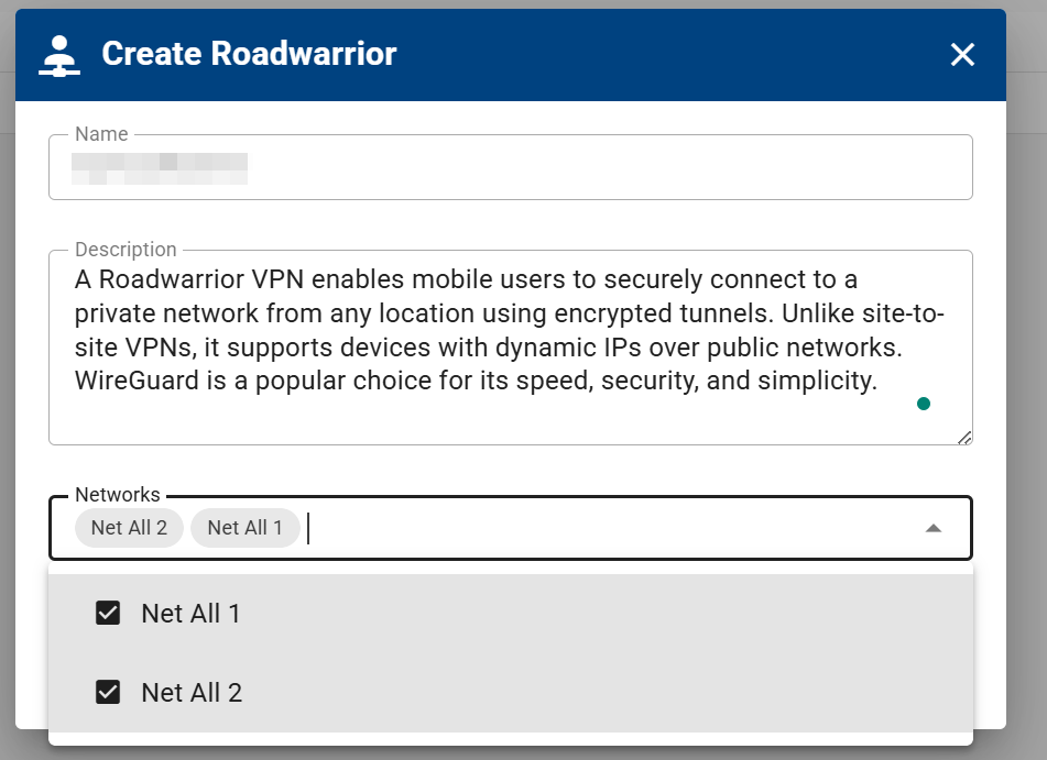 VPN Roadwarriors